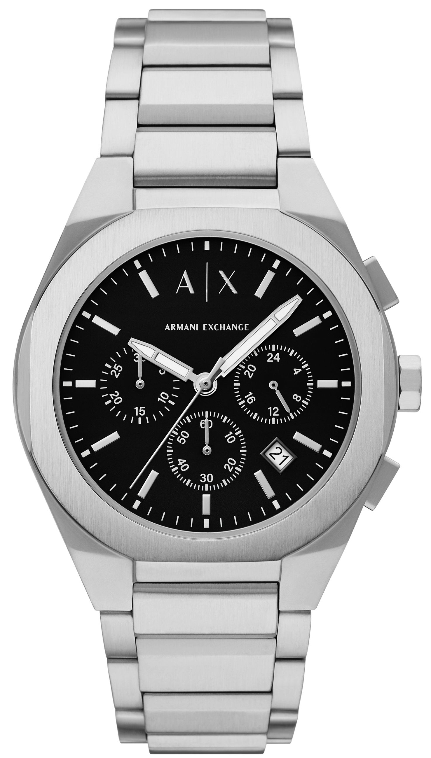 Armani Exchange Herreklokke AX4186 Raphael Sort/Stål Ø42 mm