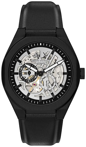 Armani Exchange Herreklokke AX4297 Sync Sølvfarget/Lær Ø44 mm