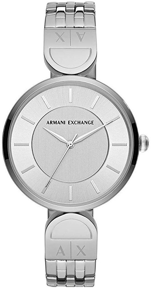 Bilde av Armani Exchange 99999 Dameklokke Ax5327 Sølvfarget/stål Ø38 Mm