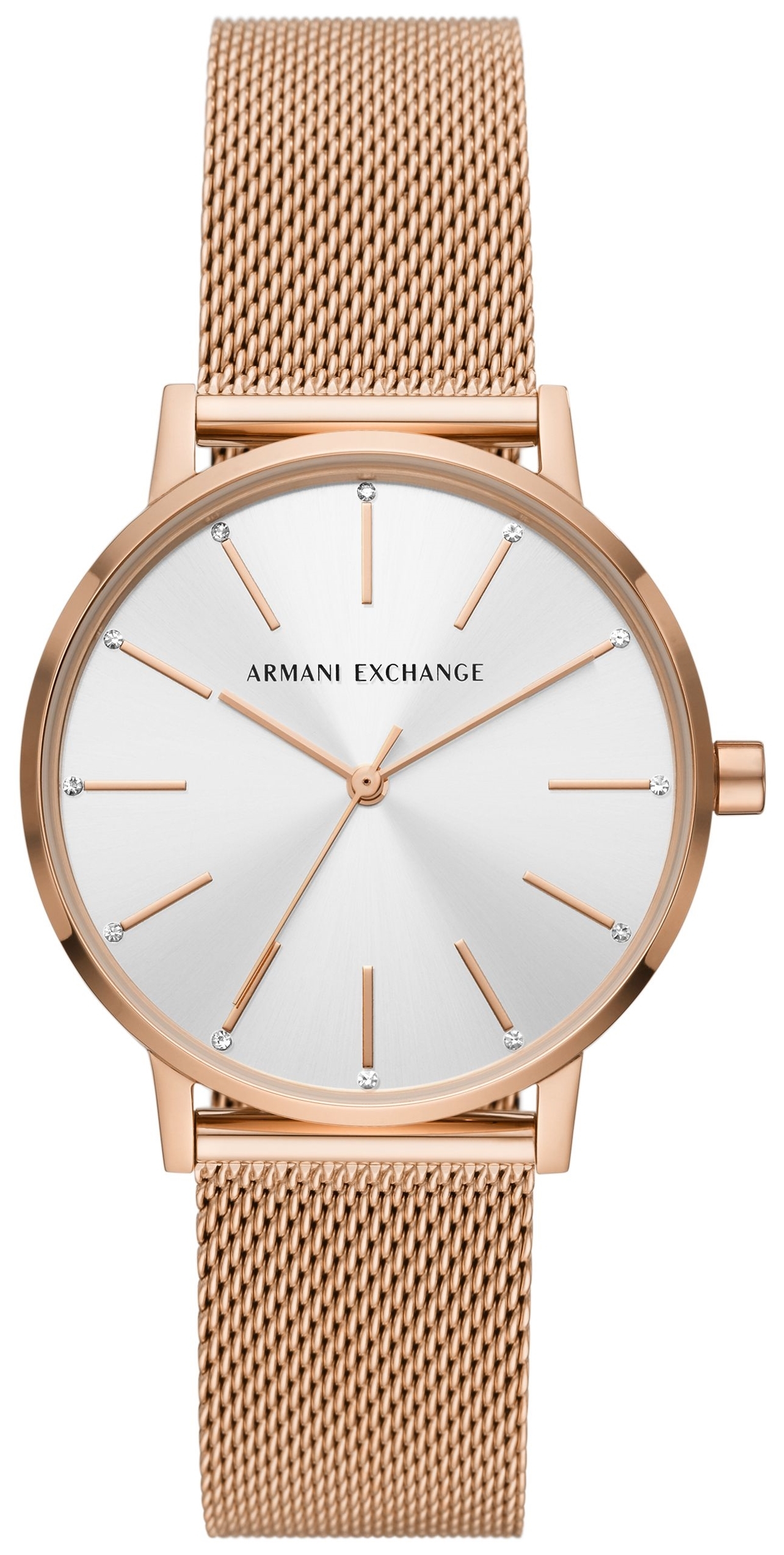 Bilde av Armani Exchange Dameklokke Ax5573 Lola Sølvfarget/rose-gulltonet