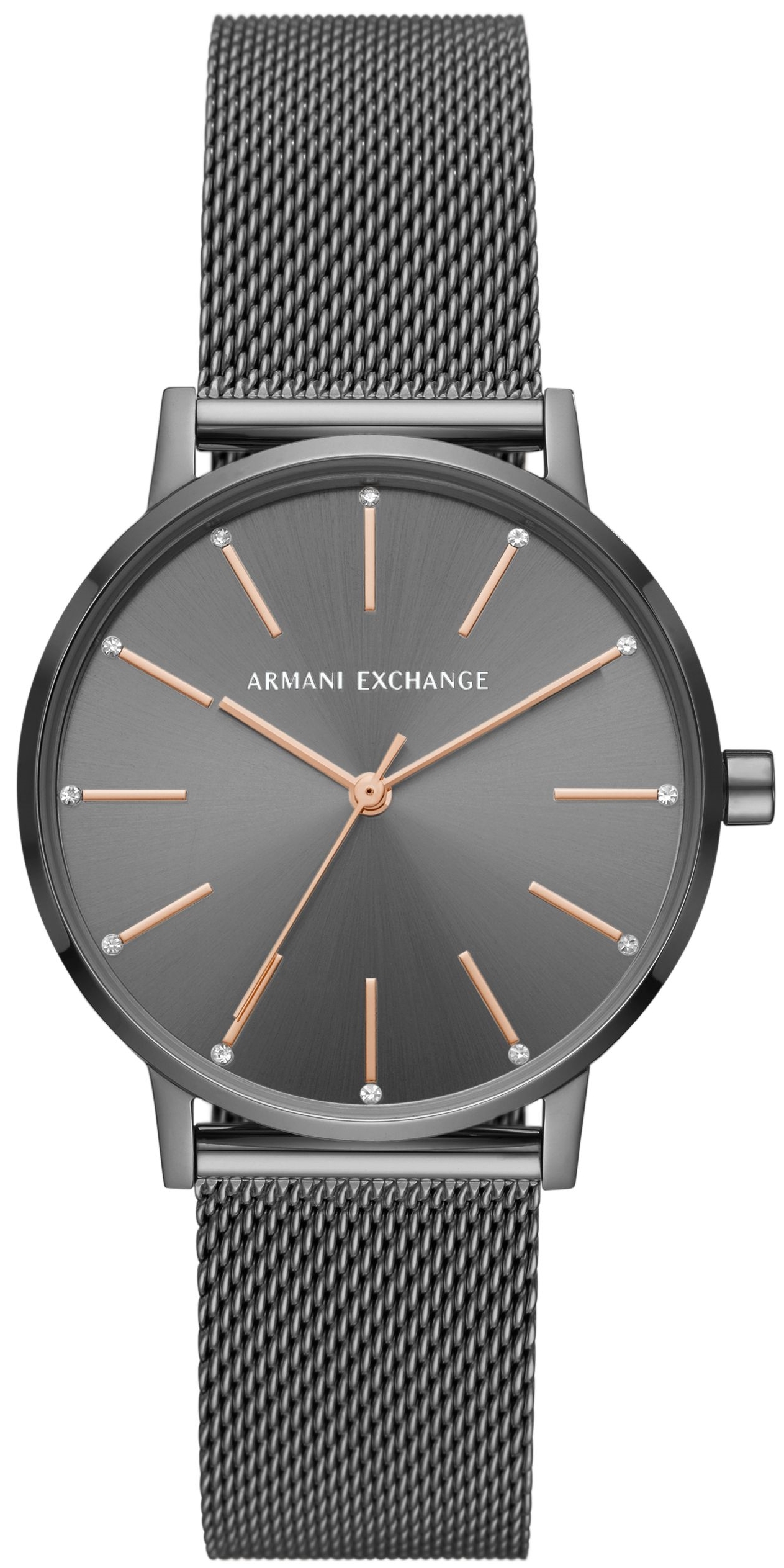 Bilde av Armani Exchange Dameklokke Ax5574 Lola Grå/stål Ø36 Mm