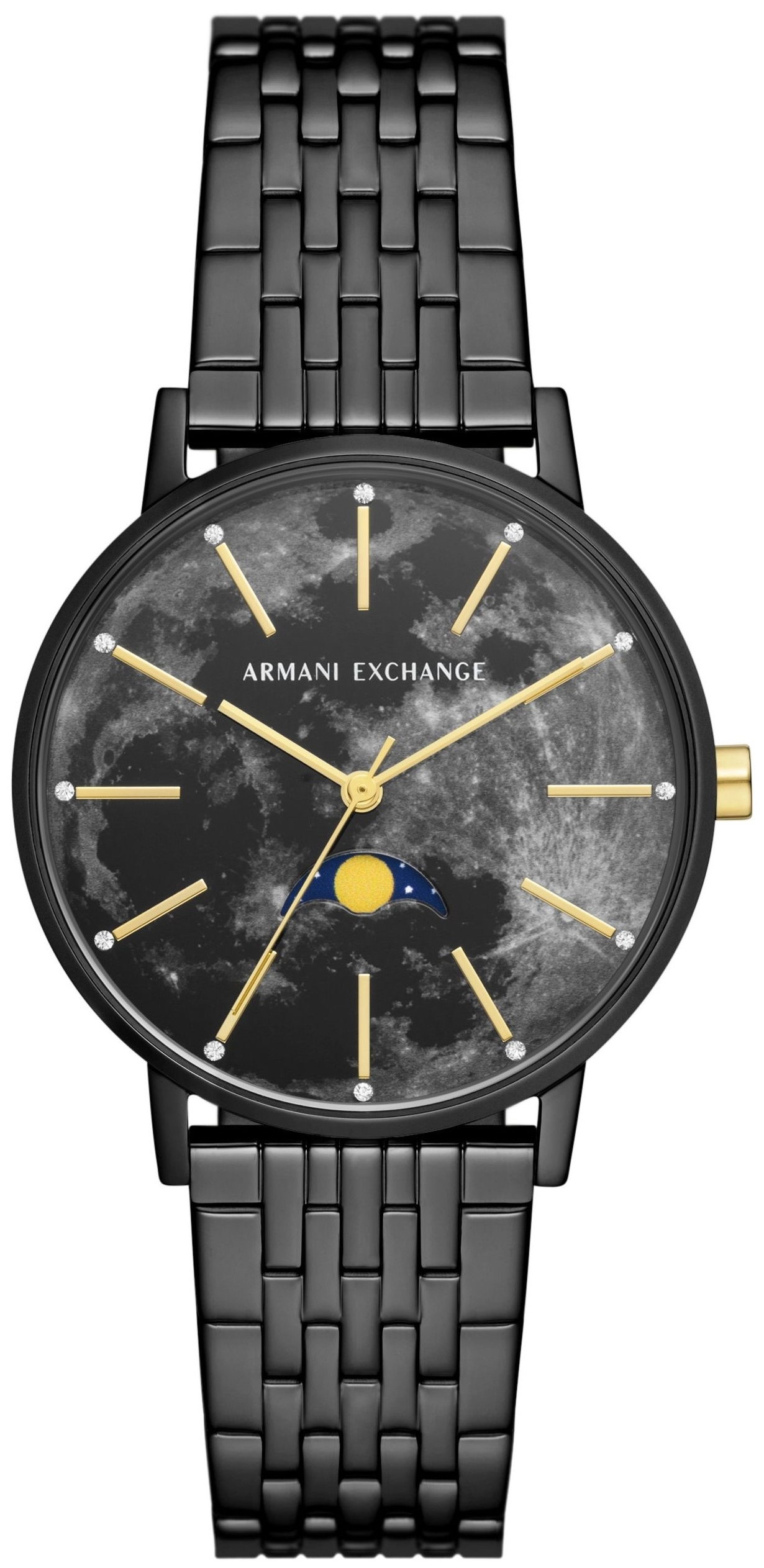 Bilde av Armani Exchange Dameklokke Ax5587 Lola Grå/stål Ø36 Mm