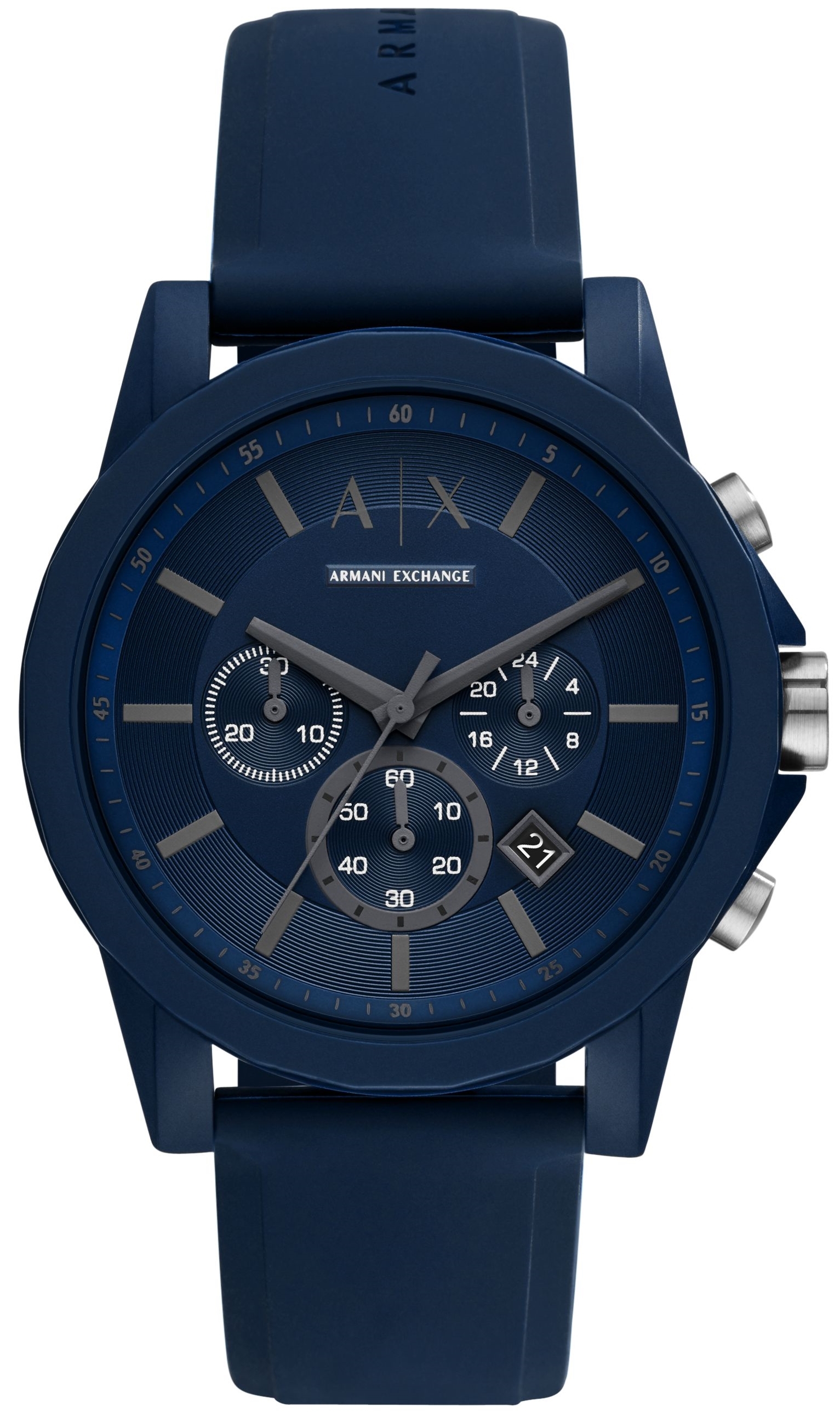 Bilde av Armani Exchange Herreklokke Ax7128 Outerbanks Blå/gummi Ø44 Mm