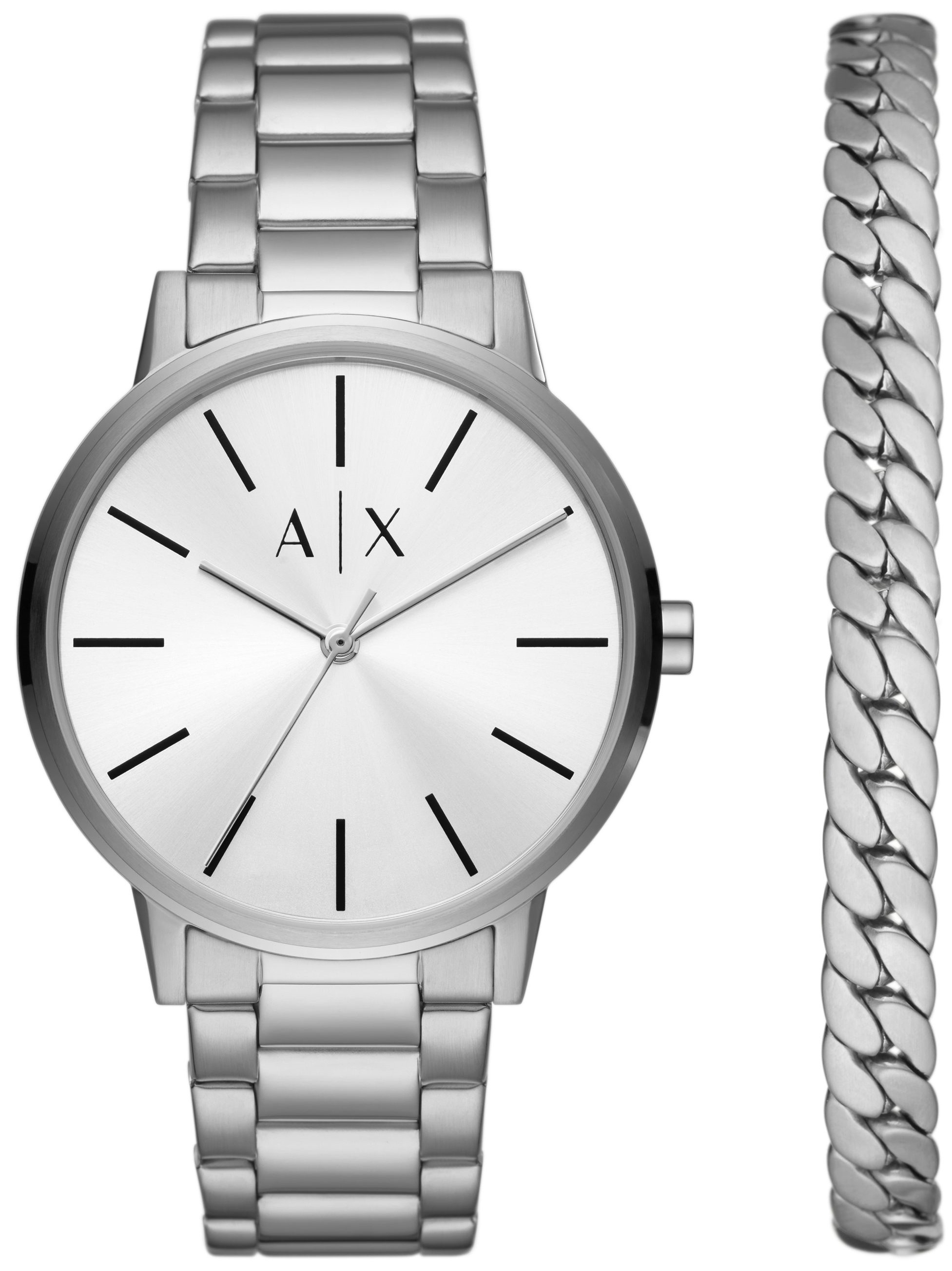 Bilde av Armani Exchange Herreklokke Ax7138set Cayde Sølvfarget/stål Ø42 Mm