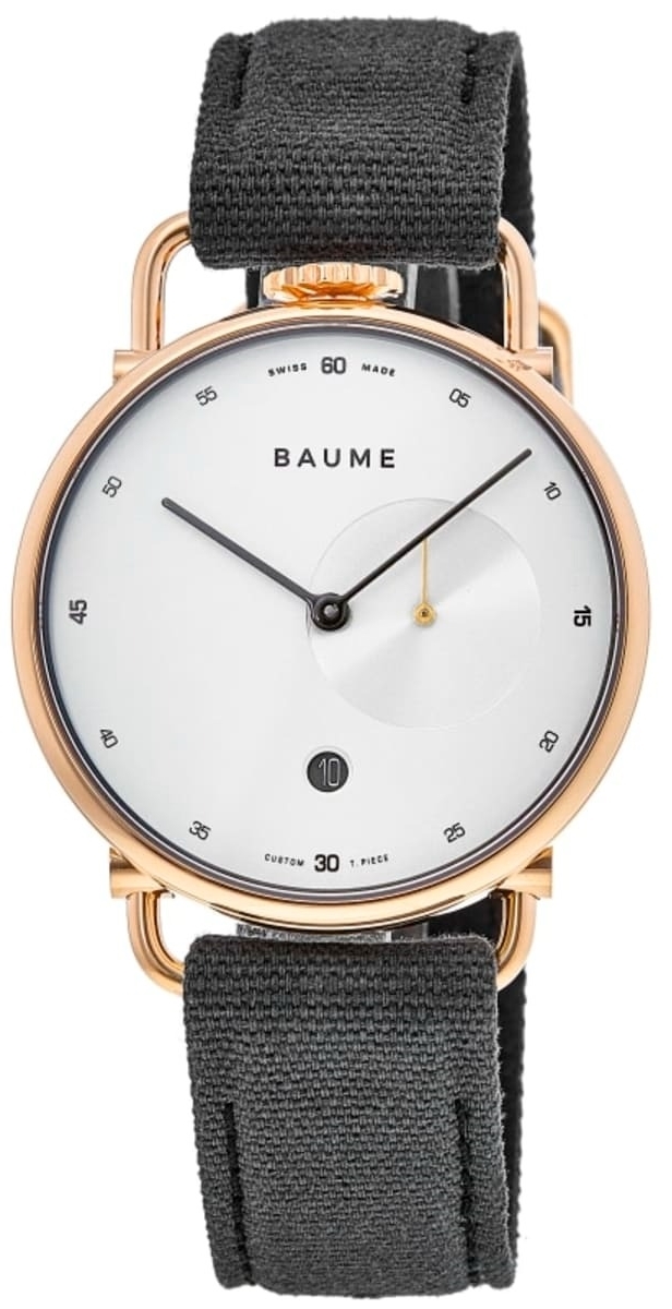 Baume & Mercier Herreklokke M0A10600 Eco-Friendly Hvit/Lær Ø41