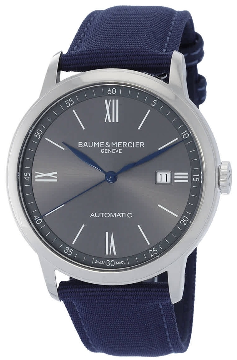 Baume & Mercier Herreklokke M0A10608 Classima Grå/Lær Ø42 mm
