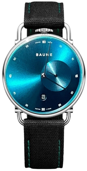 Baume & Mercier Herreklokke M0A10684 Grønn/Lær Ø41 mm