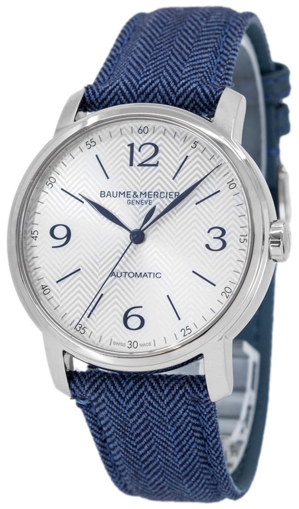 Baume & Mercier Herreklokke M0A10707 Classima Sølvfarget/Lær