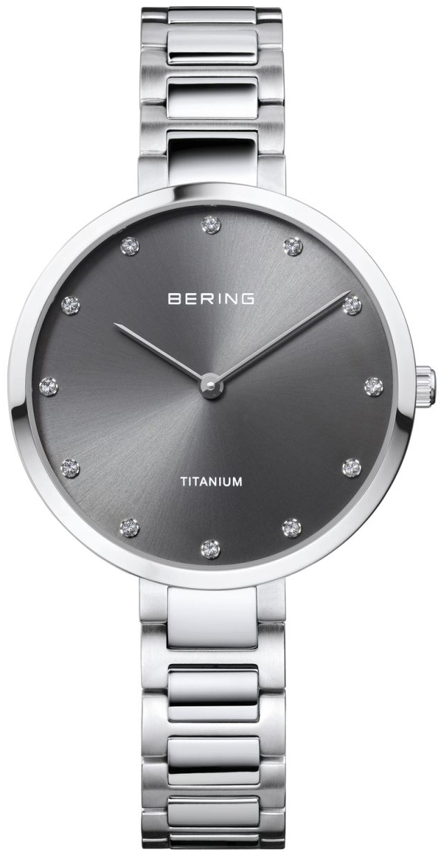 Bering Titanium Dameklokke 11334-772 Grå/Titan Ø35 mm - Bering