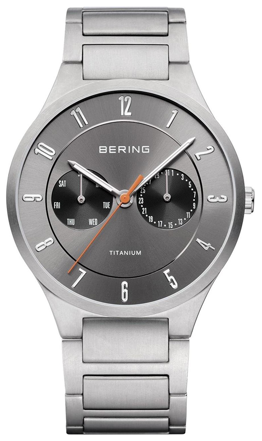 Bering Titanium Herreklokke 11539-779 Sølvfarget/Titan Ø39 mm - Bering