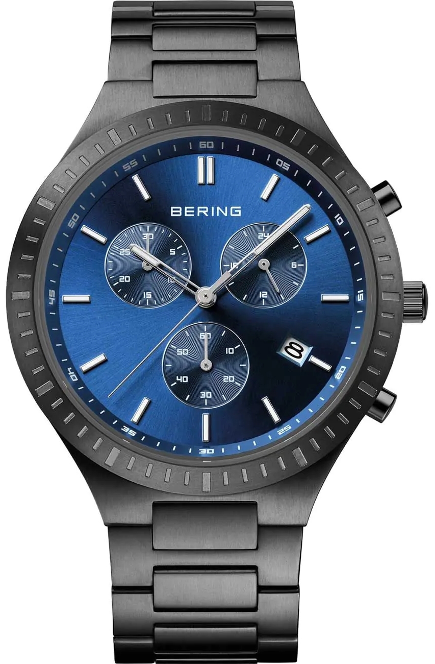 Bering Herreklokke 11743-727 Classic Blå/Titan Ø40 mm