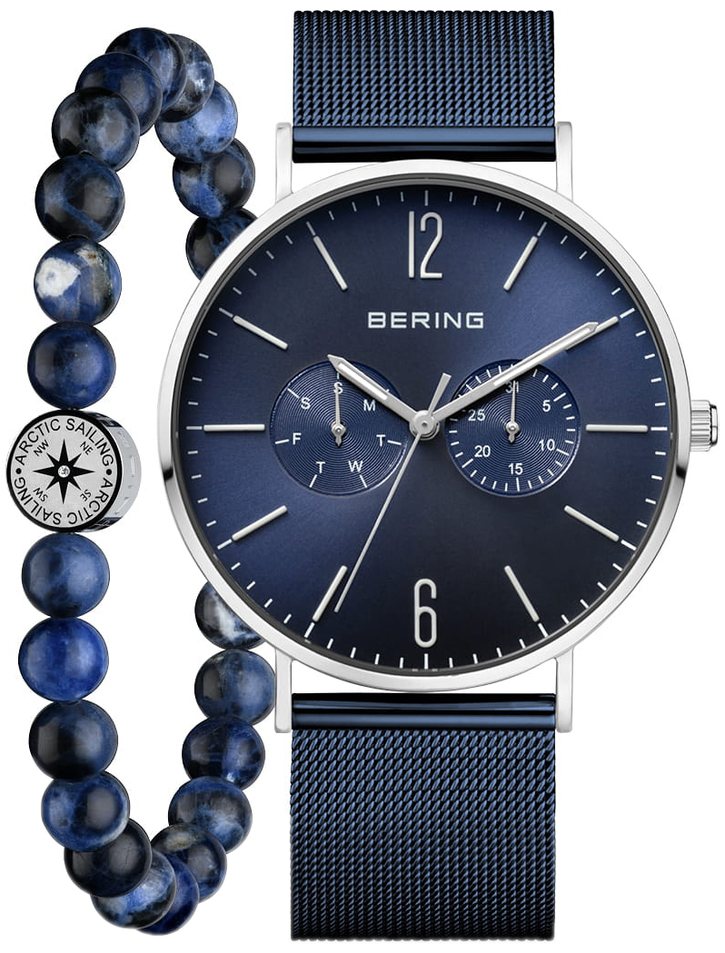 Bering Herreklokke 14240-303-GWP Classic Blå/Stål Ø40 mm