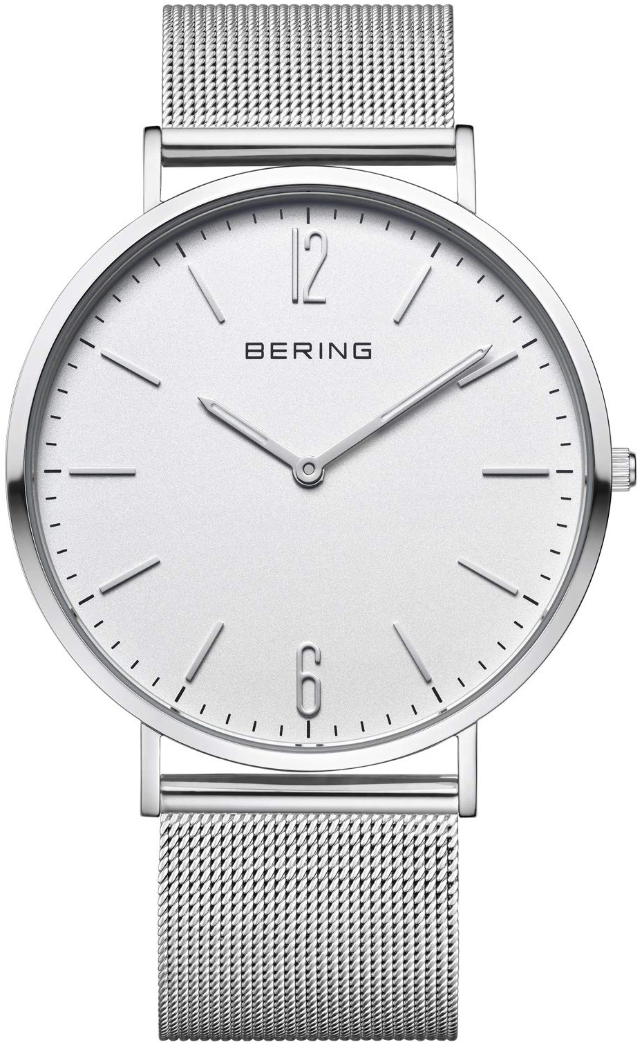 Bilde av Bering Herreklokke 14241-004 Hvit/stål Ø41 Mm