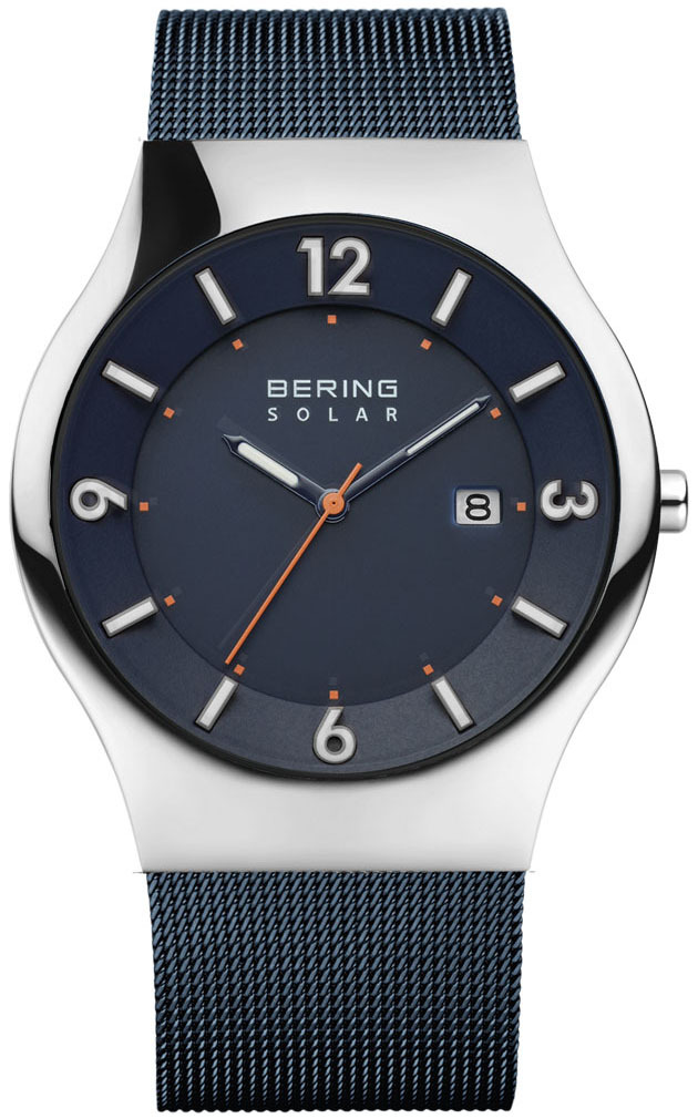 Bilde av Bering Herreklokke 14440-307 Blå/stål Ø40 Mm