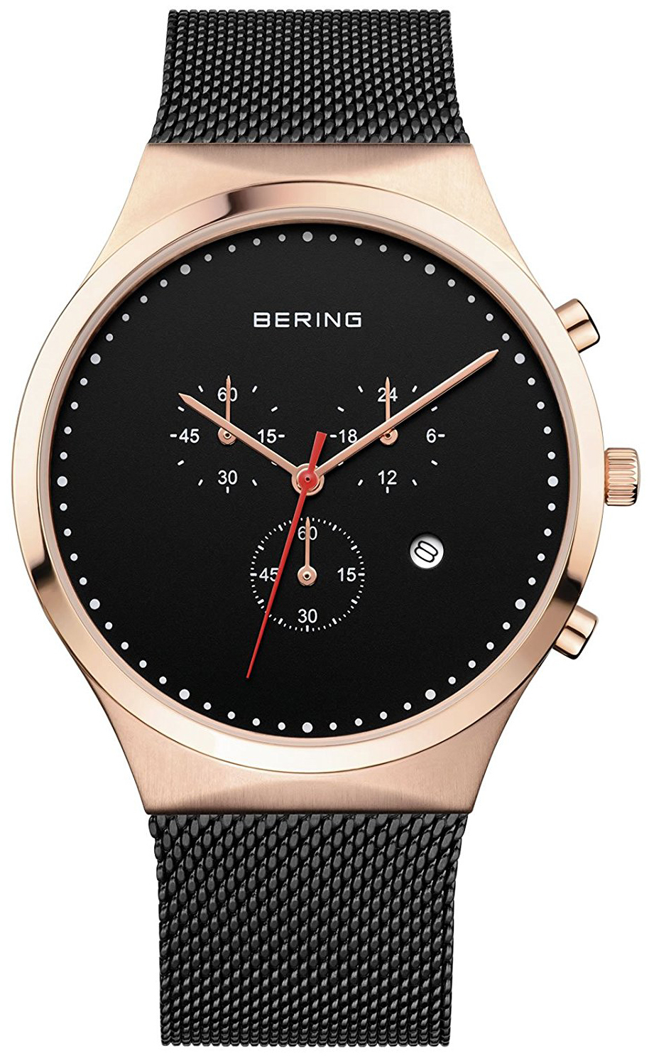 Bilde av Bering Herreklokke 14740-166 Classic Sort/stål Ø40 Mm