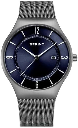 Bering Herreklokke 15940-378 Classic Blå/Stål Ø40 mm