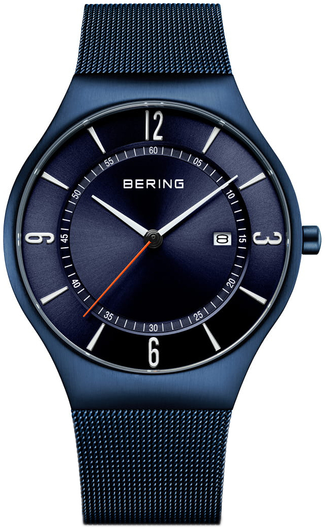 Bering Herreklokke 15940-393 Classic Blå/Stål Ø40 mm
