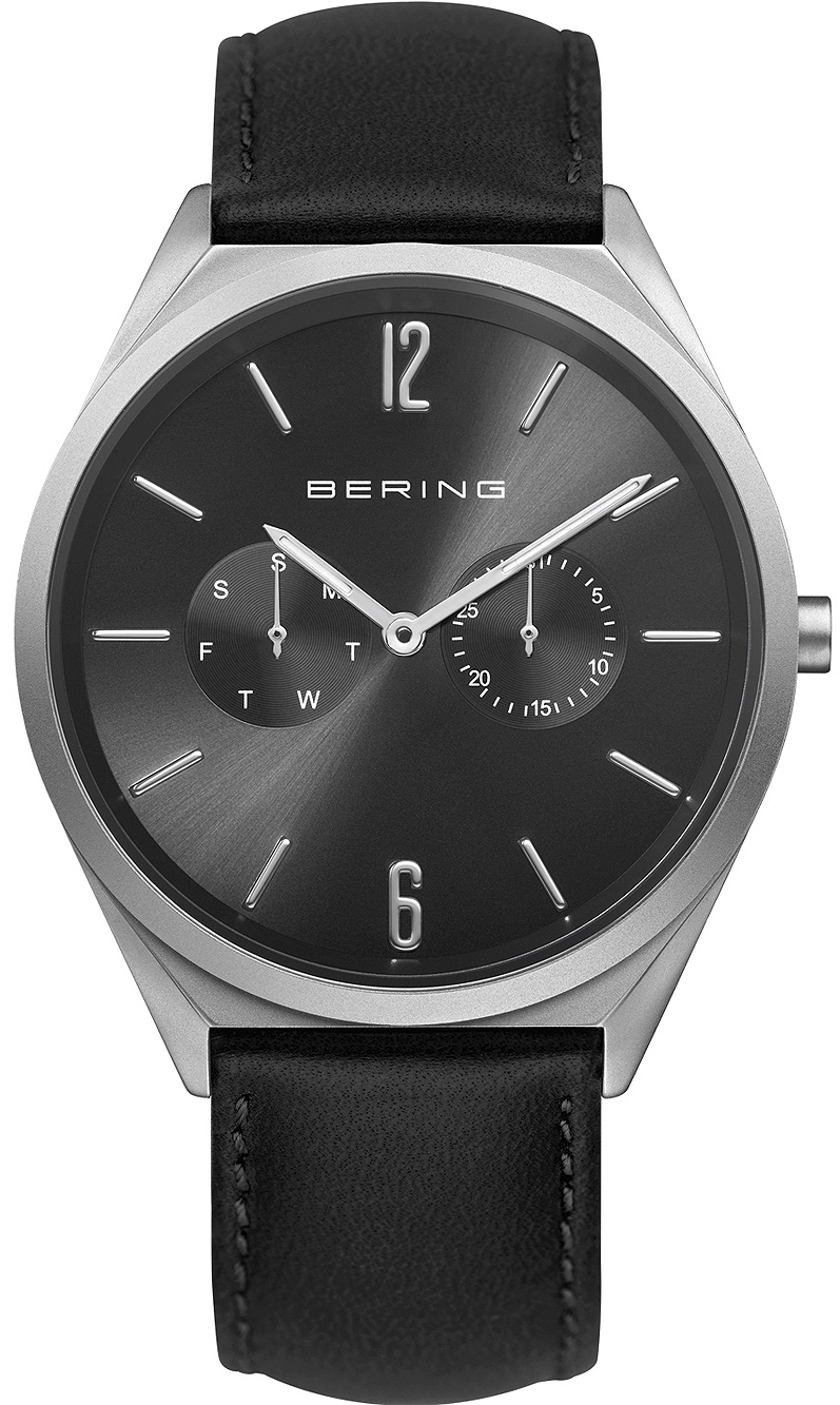 Bilde av Bering 17140-402 Ultra Slim Sort/lær Ø40 Mm