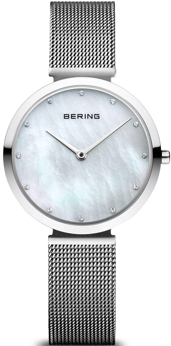 Bilde av Bering Dameklokke 18132-004 Classic Hvit/stål Ø32 Mm