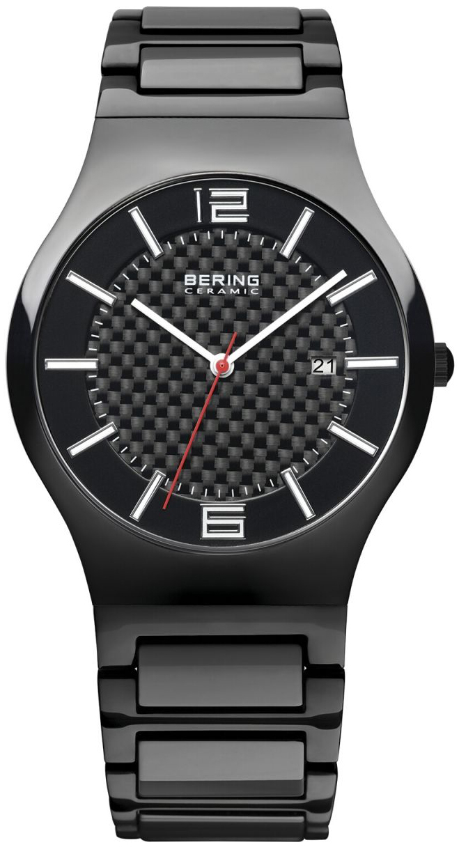 Bering Herreklokke 31739-749 Ceramic Sort/Keramik Ø39 mm