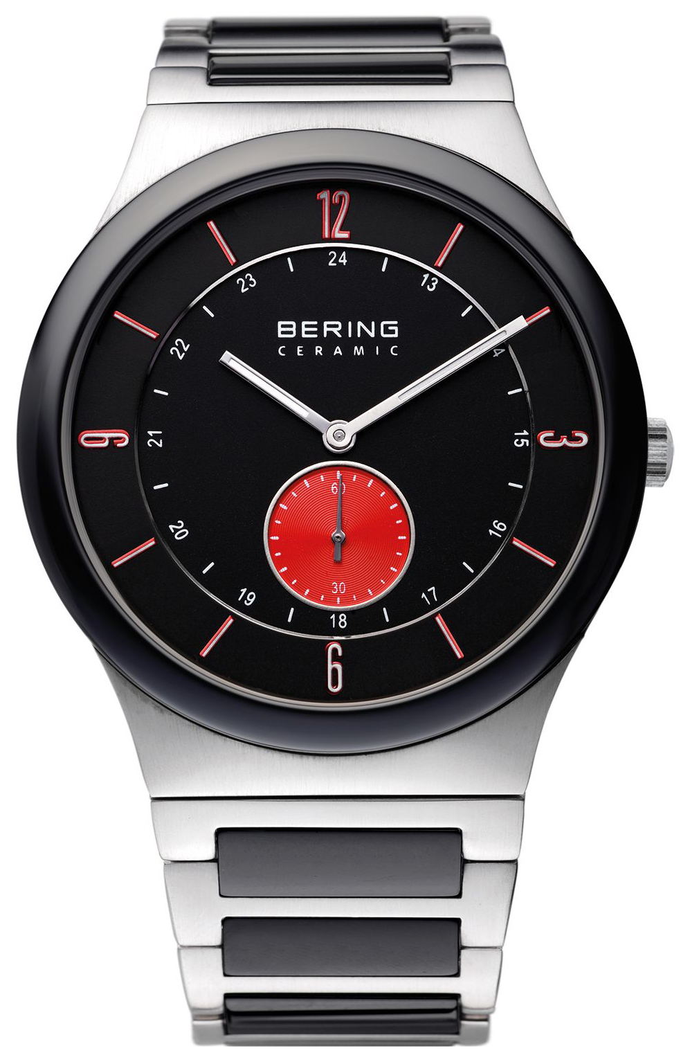 Bilde av Bering Ceramic Herreklokke 31940-729 Sort/stål Ø40 Mm