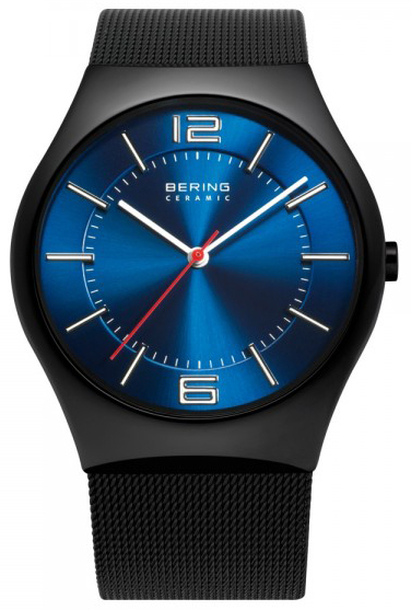 Bering Herreklokke 32039-227 Ceramic Blå/Stål Ø39 mm