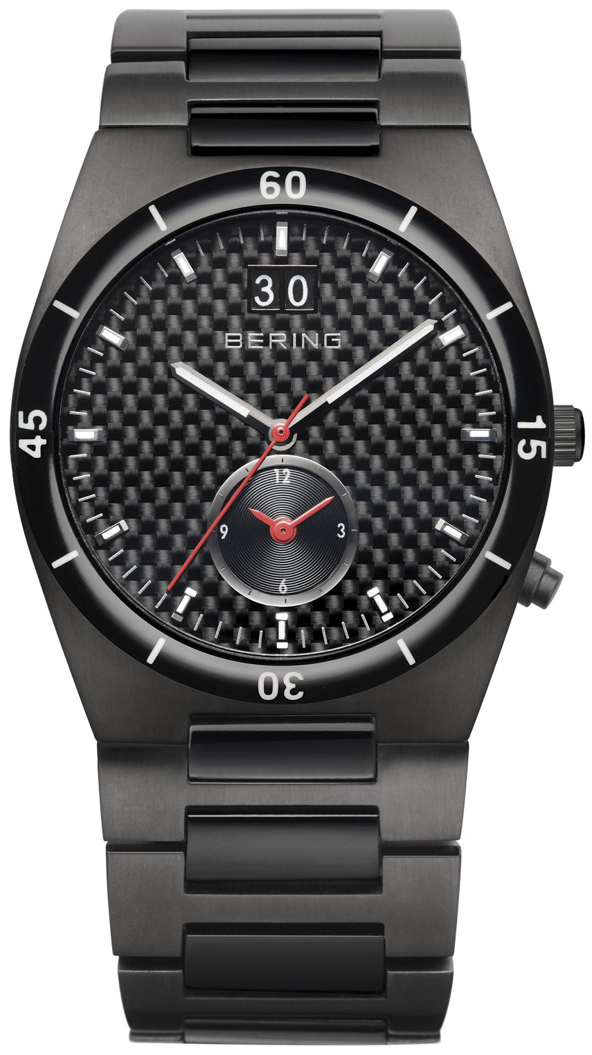 Bilde av Bering Ceramic Herreklokke 32341-782 Sort/stål Ø41 Mm