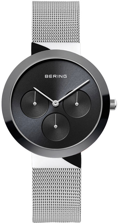 Bilde av Bering Dameklokke 35036-002 Sort/stål Ø36 Mm