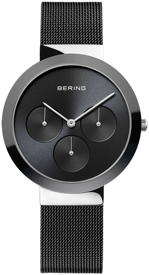 Bilde av Bering 99999 Dameklokke 35036-102 Sort/stål Ø36 Mm