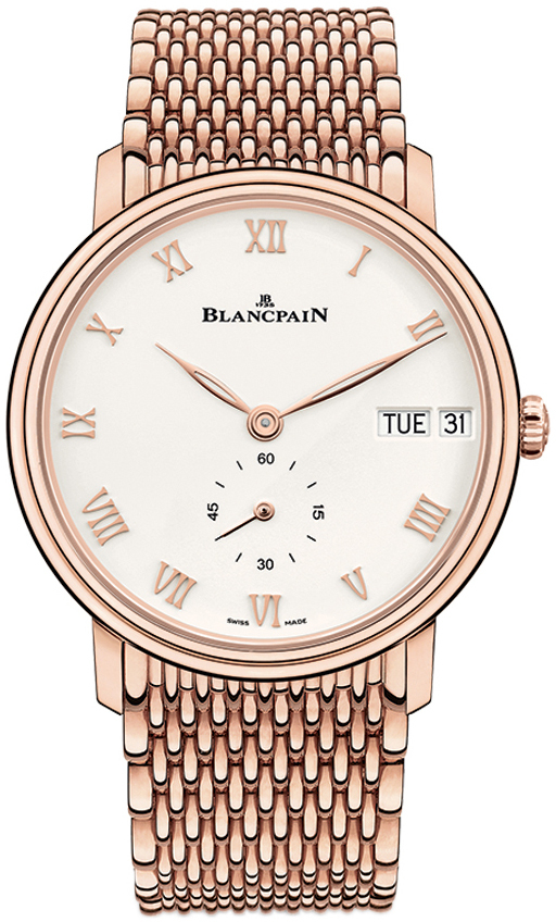 Bilde av Blancpain Herreklokke 6652-3642-mmb Villeret Hvit/18 Karat Rosé Gull