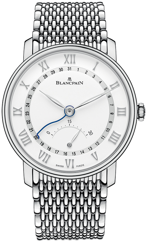 Bilde av Blancpain Herreklokke 6653q-1127-mmb Villeret Hvit/stål Ø40 Mm