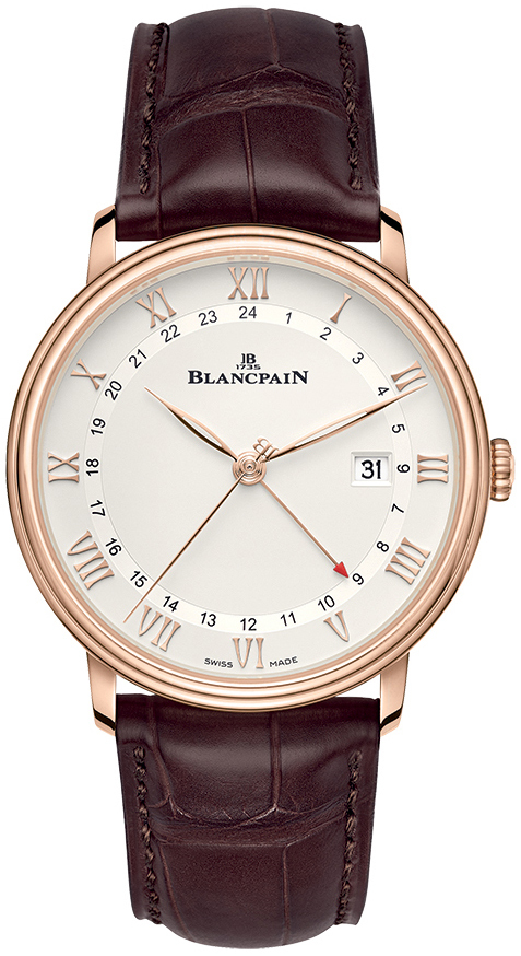 Bilde av Blancpain Herreklokke 6662-3642-55 Villeret Sølvfarget/lær Ø40 Mm