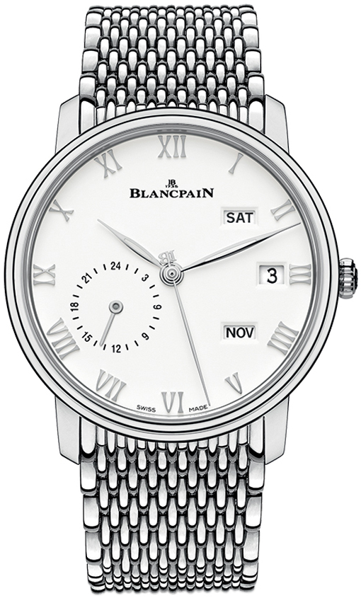 Bilde av Blancpain Herreklokke 6670-1127-mmb Villeret Hvit/stål Ø40 Mm