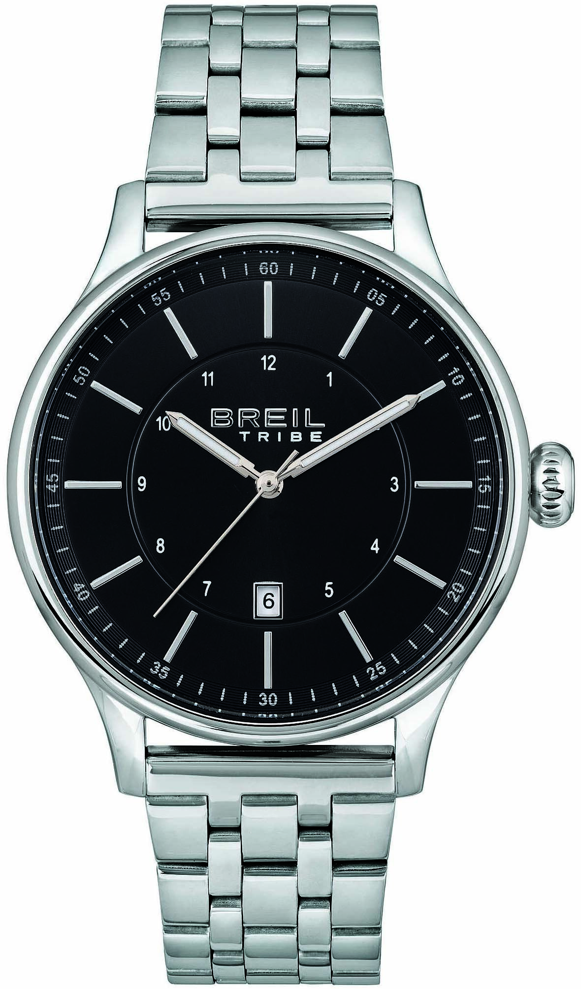 Breil Herreklokke EW0494 Sort/Stål Ø42 mm