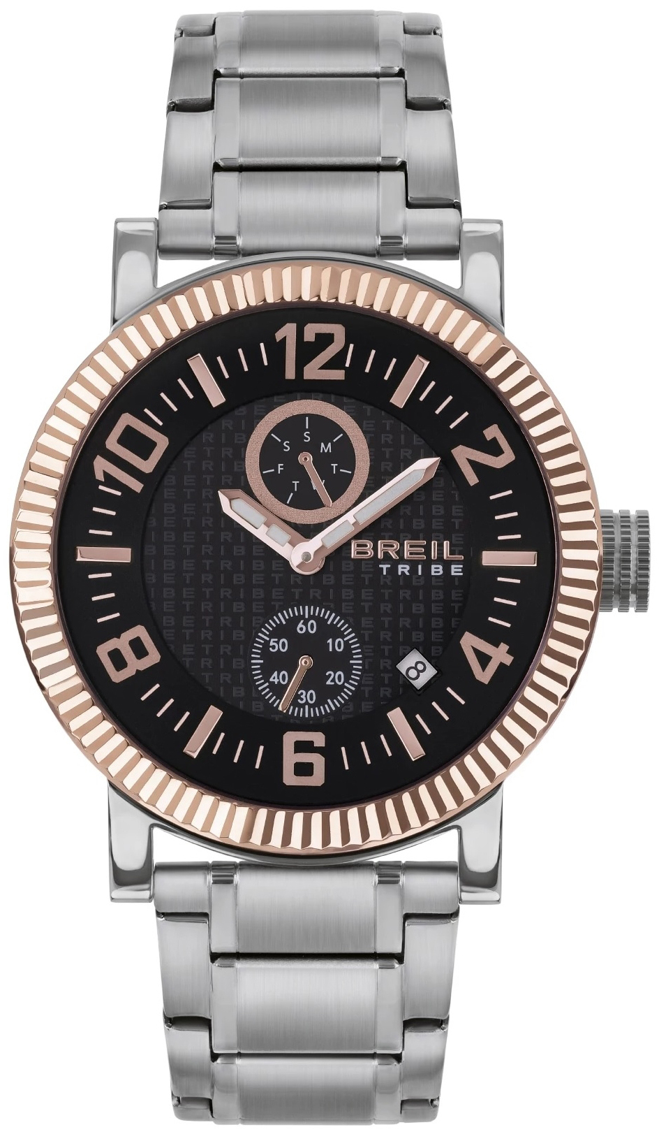 Breil Herreklokke EW0590 Tribe Sort/Stål Ø43 mm