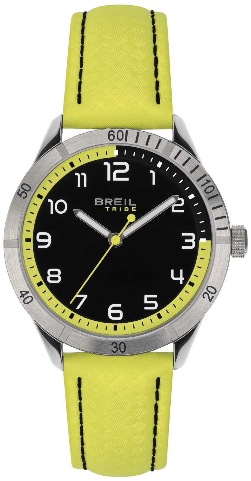 Breil EW0619 Tribe Sort/Lær Ø37 mm