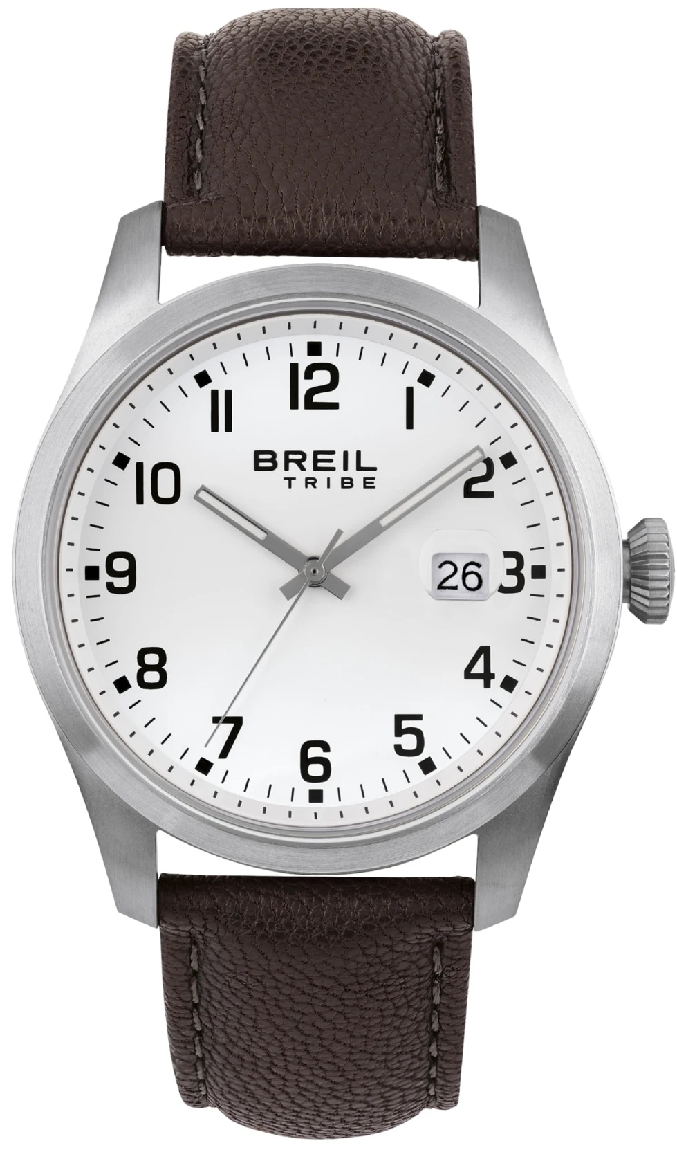 Breil Herreklokke EW0663 Classic Elegance Hvit/Lær Ø42 mm