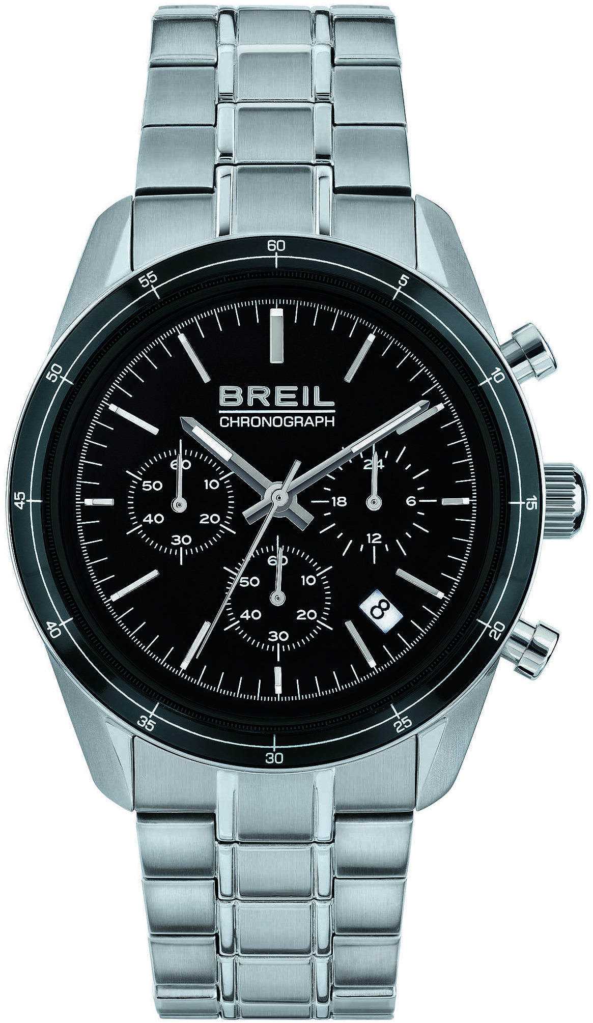 Breil Herreklokke TW1897 Sort/Stål Ø42 mm