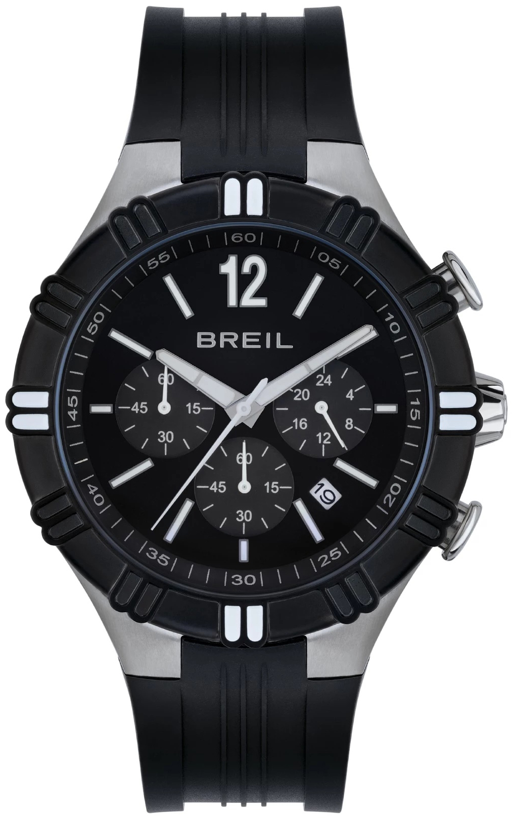 Breil Herreklokke TW1984 Classic Sort/Gummi Ø44 mm