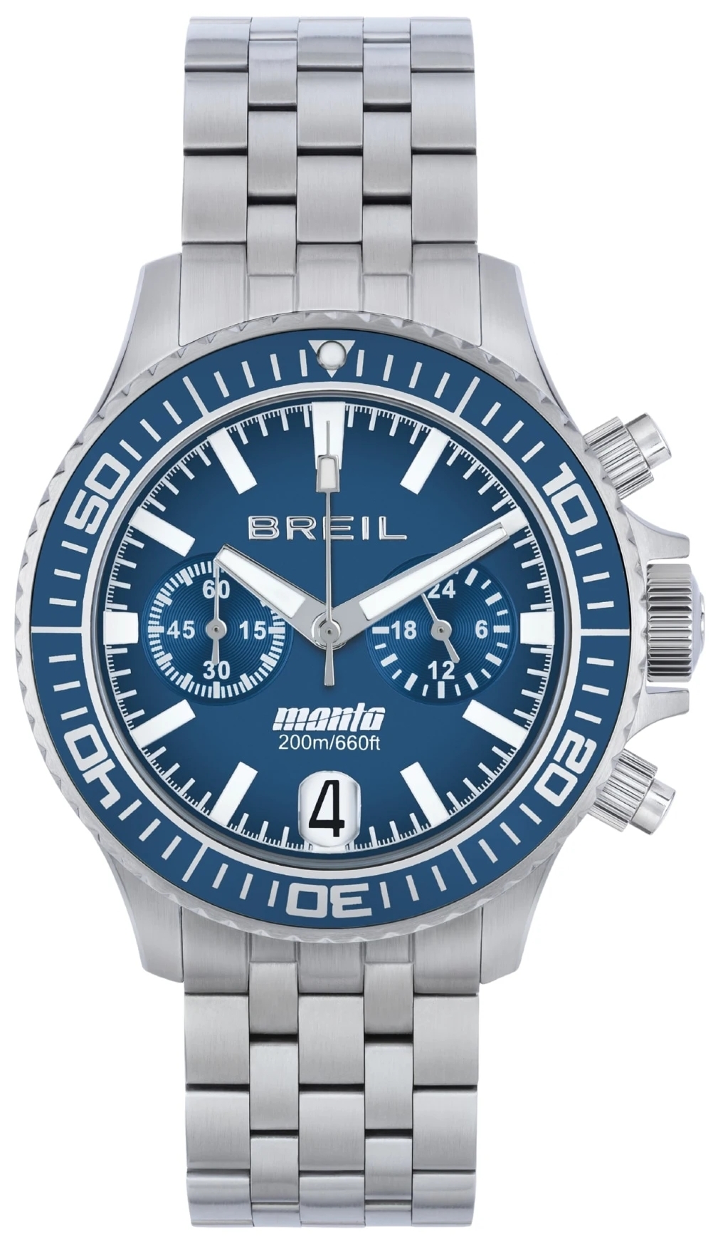 Breil Herreklokke TW2013 Manta P.R.O Blå/Stål Ø42 mm