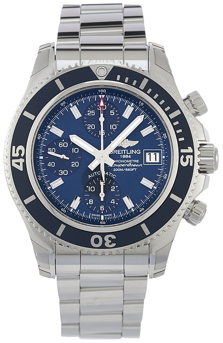 Bilde av Breitling Herreklokke A13311d11c1a1 Superocean Chronograph Blå/stål