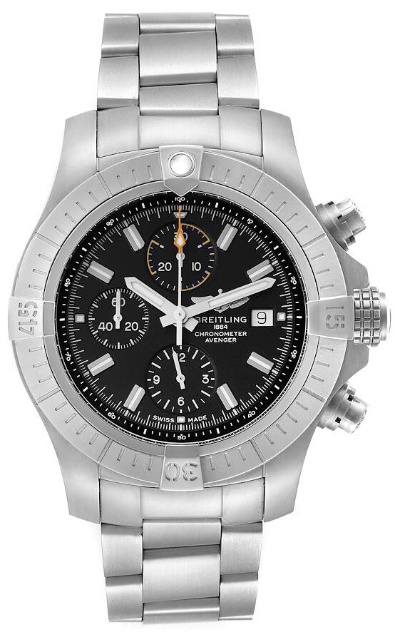 Bilde av Breitling Herreklokke A13317101b1a1 Avenger Chronograph 45 Sort/stål