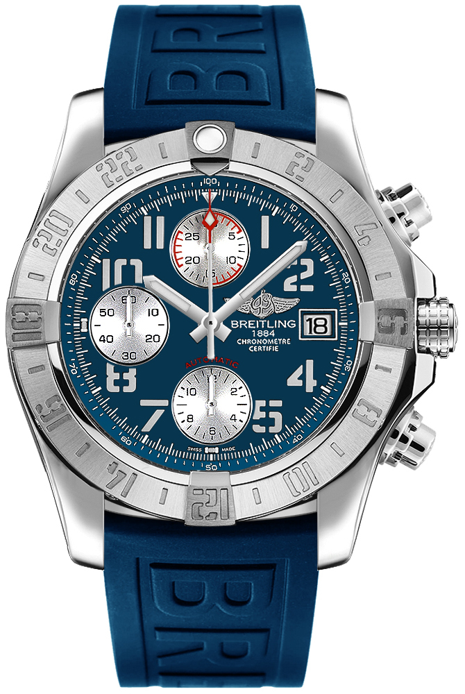 Bilde av Breitling Herreklokke A13381111c1s1 Avenger Ii Blå/gummi Ø43 Mm