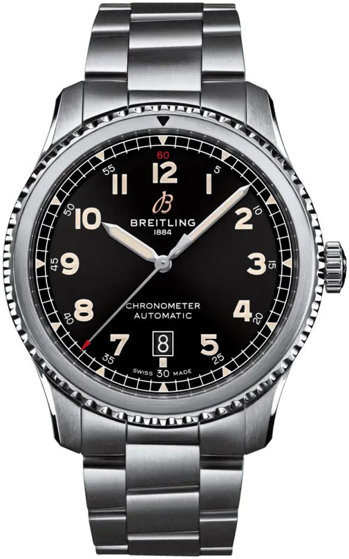 Bilde av Breitling Herreklokke A17315101b1a1 Aviator 8 Automatic 41 Sort/stål