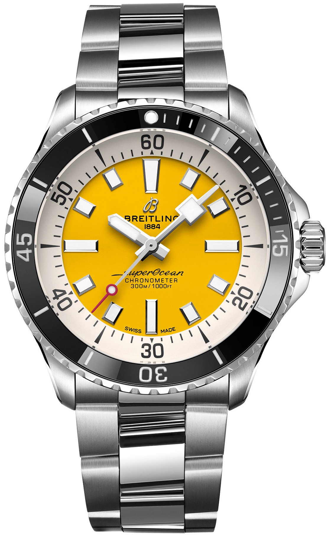 Bilde av Breitling Herreklokke A17375211i1a1 Superocean Automatic 42 Gul/stål