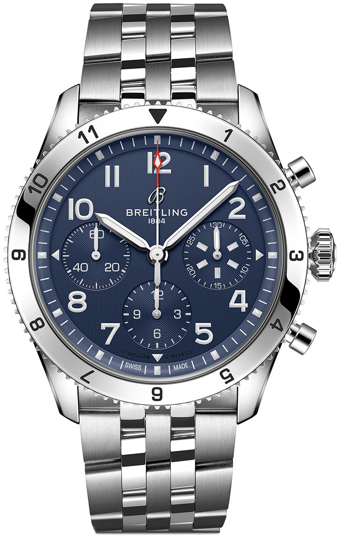 Bilde av Breitling Herreklokke A233801a1c1a1 Classic Avi Blå/stål Ø42 Mm