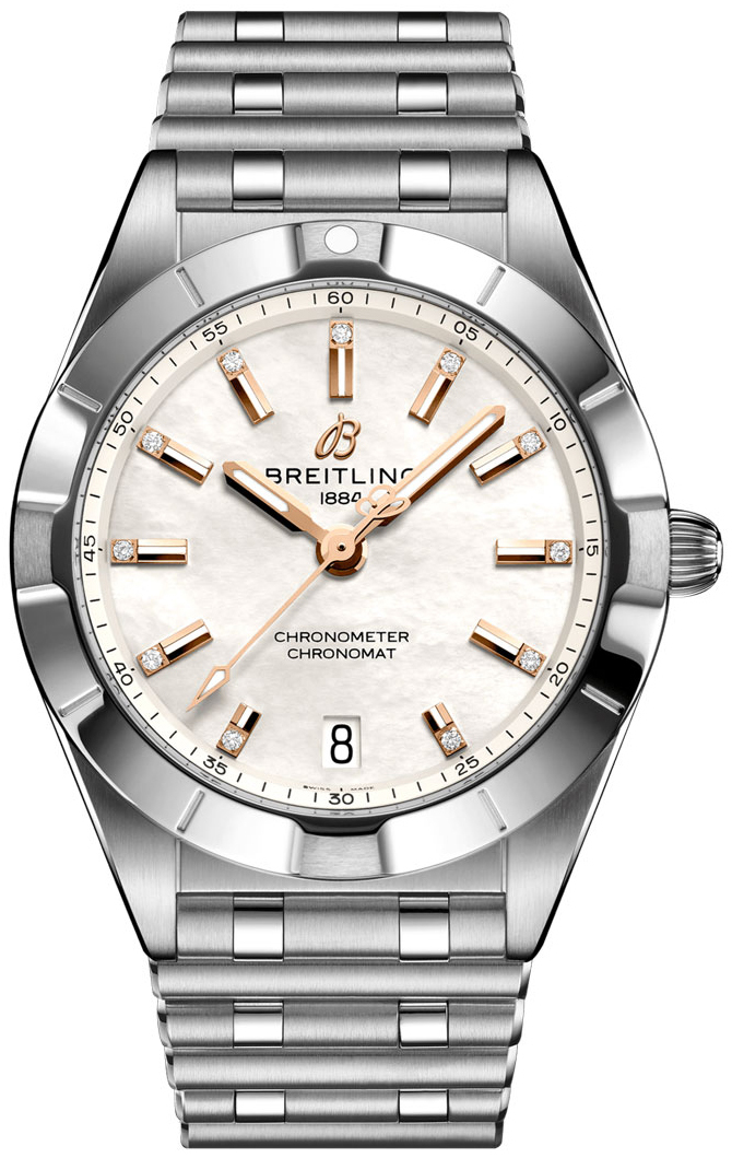 Bilde av Breitling Dameklokke A77310101a4a1 Chronomat 32 Hvit/stål Ø32 Mm