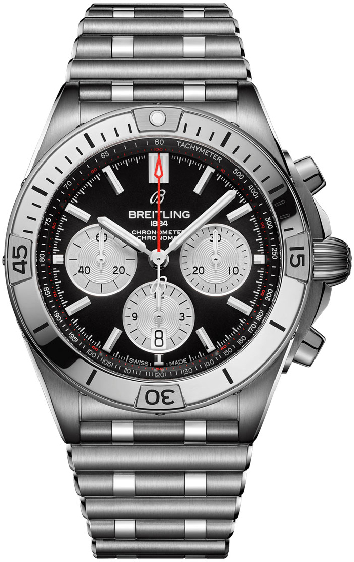 Bilde av Breitling Herreklokke Ab0134101b1a1 Chronomat B01 42 Sort/stål Ø42