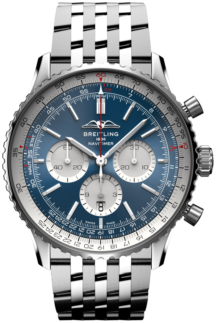 Bilde av Breitling Herreklokke Ab0137211c1a1 Navitimer B01 Chronograph 46