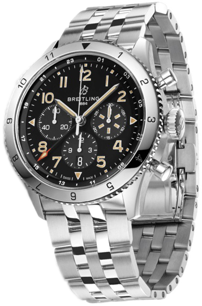 Bilde av Breitling Herreklokke Ab04453a1b1a1 Super Avi B04 Chronograph Gmt 46